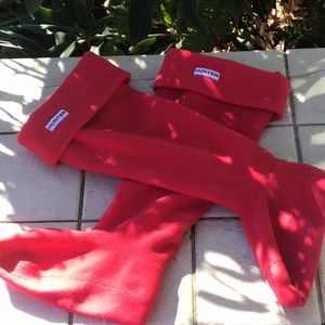 Red HUNTER Boot Socks